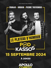 Podkassos en Live | Paris Apollo Comedy - salle Apollo 200 Affiche