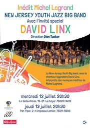 New Jersey Youth Jazz Big Band avec David Linx La Bellevilloise Affiche