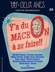 Y'a du Macron à se faire Thtre des 2 Anes Affiche