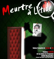 Meurtre à l'étude Thtre La Vista Affiche