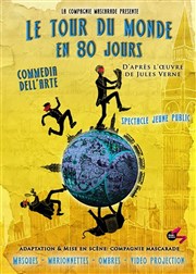 Le tour du monde en 80 jours Atelier de la Bonne Graine Affiche