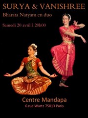 Récital de Bharata Natyam : Vanishree et Surya Centre Mandapa Affiche