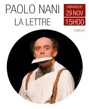 La lettre Paolo Nani Grand thtre de Calais Affiche