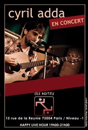 Cyril Adda - acoustique Les agits Affiche