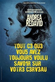 Andrea Redavid dans Tout ce que vous avez toujours voulu savoir sur votre cerveau Thtre  l'Ouest Auray Affiche