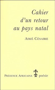 Cahier d'un retour au pays natal d'Aimé Césaire Thtre du Nord Ouest Affiche