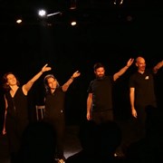 Improvisation avec Impro Fusion Le Repaire de la Comdie Affiche