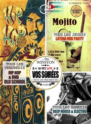 Dj Set Hip Hop Old School Sir Winston Affiche