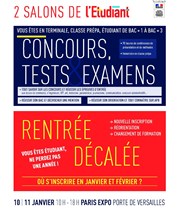 Salon des Concours, Tests et Examens / Salon de la Rentrée décalée Paris Expo Porte de Versailles Affiche