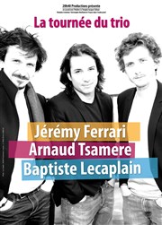 Arnaud Tsamere, Baptiste Lecaplain et Jérémy Ferrari dans La tournée du trio Arcadium Affiche