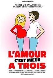 L'amour, c'est mieux à 3 Le Bouffon Bleu Affiche