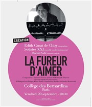 La fureur d'aimer Collge des Bernardins Affiche