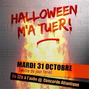 Halloween M'a Tuer ! Pniche Concorde Atlantique Affiche