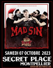 Mad Sin + Dead Bollox Secret Place Affiche