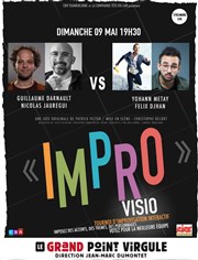 Impro Visio en Live Streaming Le Grand Point Virgule - Salle Majuscule Affiche