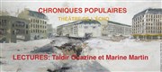 Chroniques Populaires Thtre de l'Echo Affiche