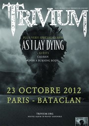 Trivium Le Bataclan Affiche