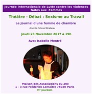 Théâtre débat | Le Journal d'une femme de chambre Maison des Association du 20me Affiche