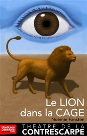 Le Lion dans la Cage Le Contrescarpe Affiche