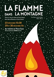 La flamme dans la montagne Thtre Le Vieux Sage Affiche