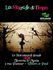 Les Mercredis de l'impro Taverne Le Monia Affiche