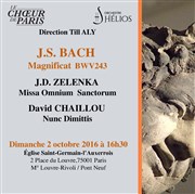 Bach & Zelenka & Chaillou Eglise Saint Germain l'Auxerrois Affiche