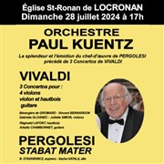 Orchestre Paul Kuentz : Vivaldi / Pergolesi | Locronan Eglise Saint Ronan Affiche