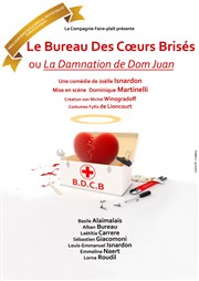 Le bureau des coeurs brisés Ou La damnation de Dom Juan Guichet Montparnasse Affiche