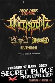 Archspire + Psycroptic + Benighted + Entheos Secret Place Affiche