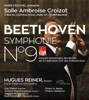 Beethoven par Hugues Reiner Salle Ambroise Croizat Affiche