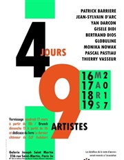 4 jours 9 Artistes Joseph Saint Martin Affiche