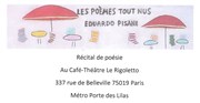 Eduardo Pisani : Les poèmes tout nus Le Rigoletto Affiche