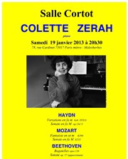 Oeuvres connues et moins connues de Haydn, Mozart, Beethoven Salle Cortot Affiche