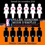 Filles, garcons : mode d'emploi... Spécial halloween ! Pniche Concorde Atlantique Affiche