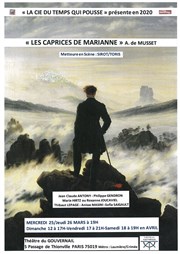 Les Caprices de Marianne Thtre du Gouvernail Affiche