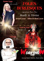 Folies Burlesques Le Workshow Paris Affiche