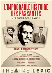 L'improbable histoire des passantes Thtre Lepic Affiche