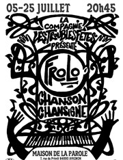 Frolo Chanson Chansigne la Maison de la Parole Affiche