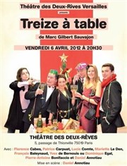 Treize à table Thtre du Gouvernail Affiche