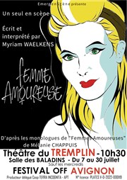 Myriam Waelkens dans Femme amoureuse Thtre Tremplin Affiche